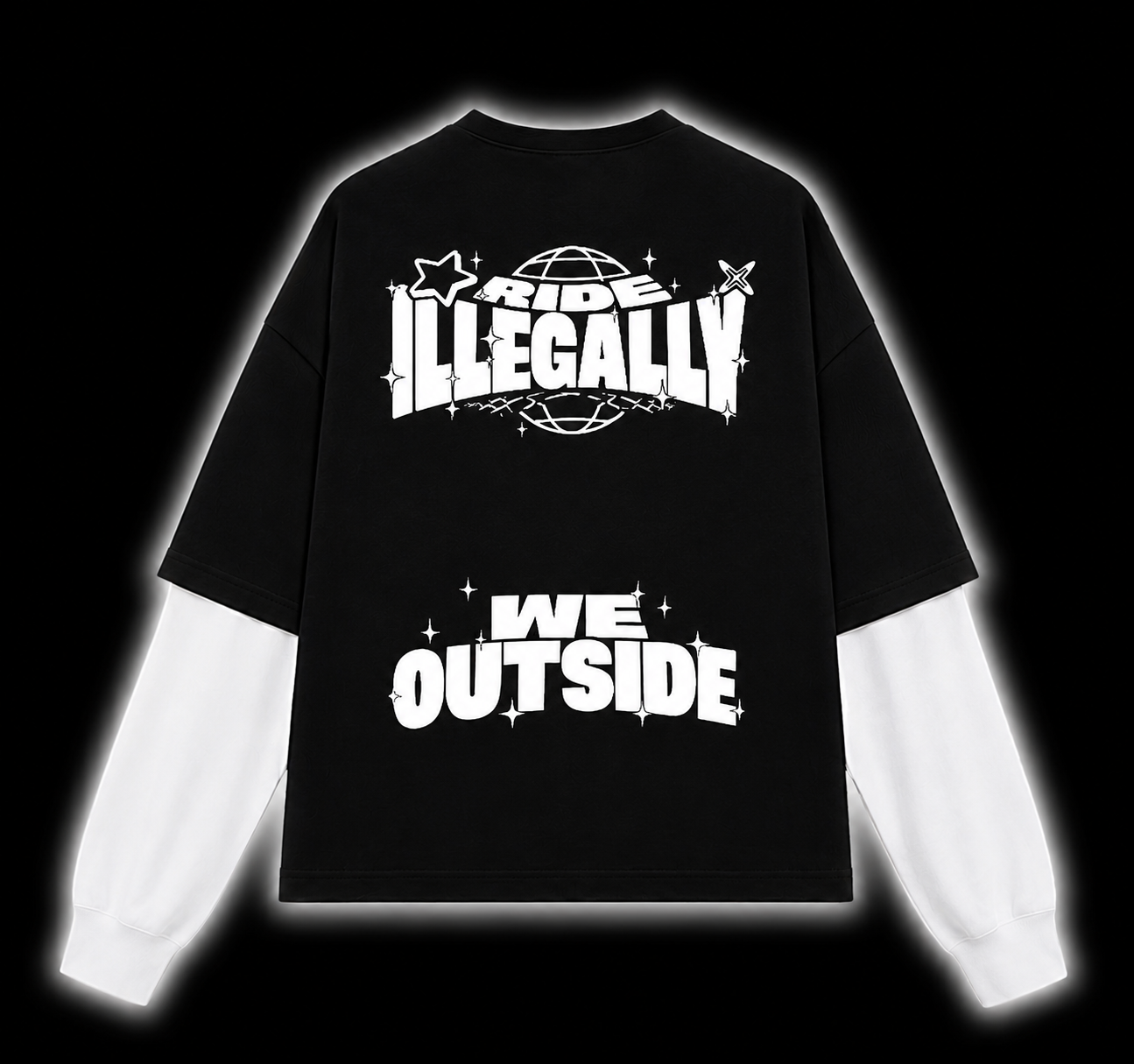Ride illegally Long Sleave Shirt