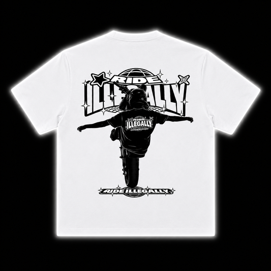 Ride illegally Out Law Wheelie T'Shirt